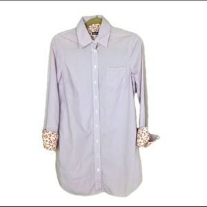 Splendid long button up shirt / topper flip cuffs